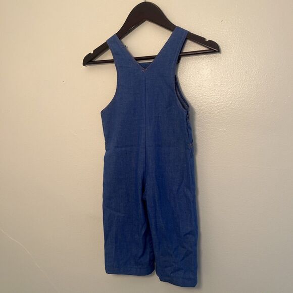 Carters Baby Vintage 90s Single Stitch Denim Overalls, Blue- Size 24 M, Made USA - Picture 8 of 10